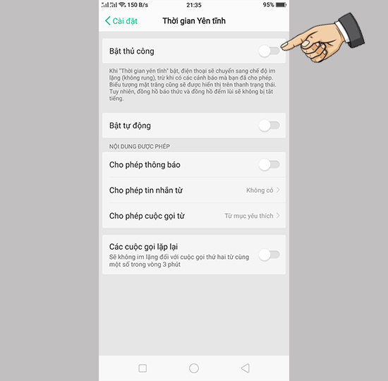 Kích hoạt tính năng